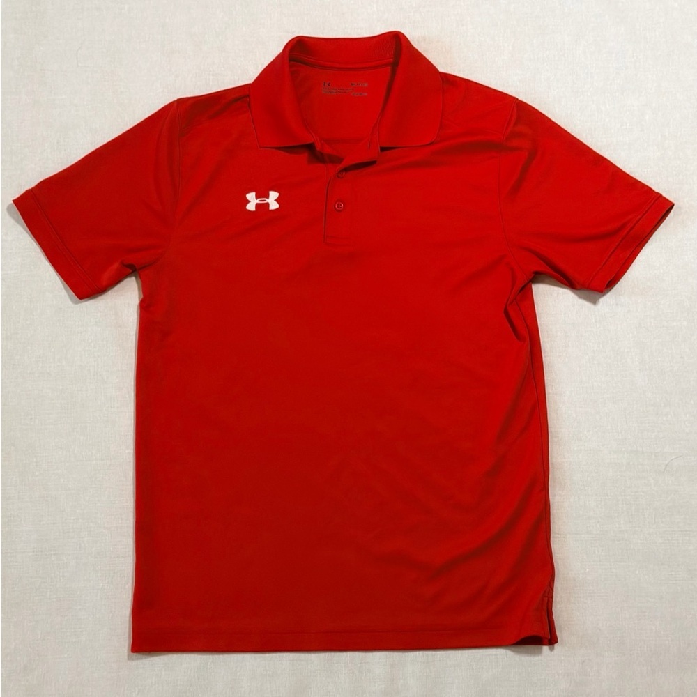 Under Armour Men's Vibrant Red Polo